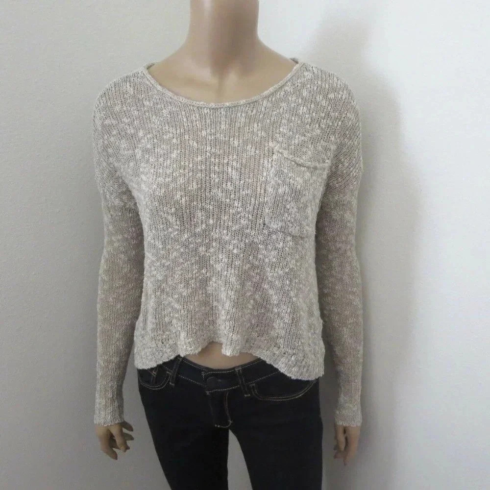 Hollister Knit Crop Sweater Size XS/S